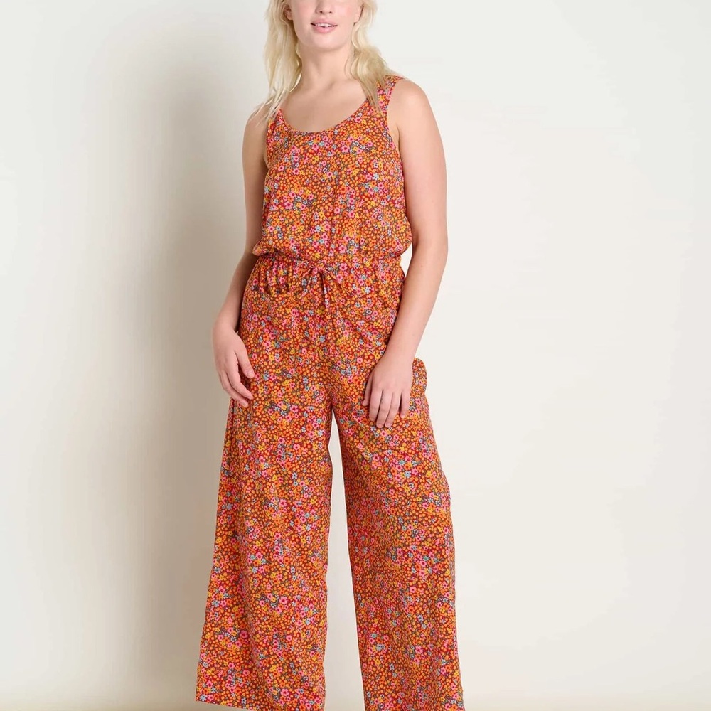 Toad & Co Multicolor Floral Jumpsuit